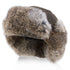 Walrus Hats Genuine Rabbit Fur Brown Trapper Hat